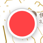 GPS記録開始ボタン(白丸に赤い丸)