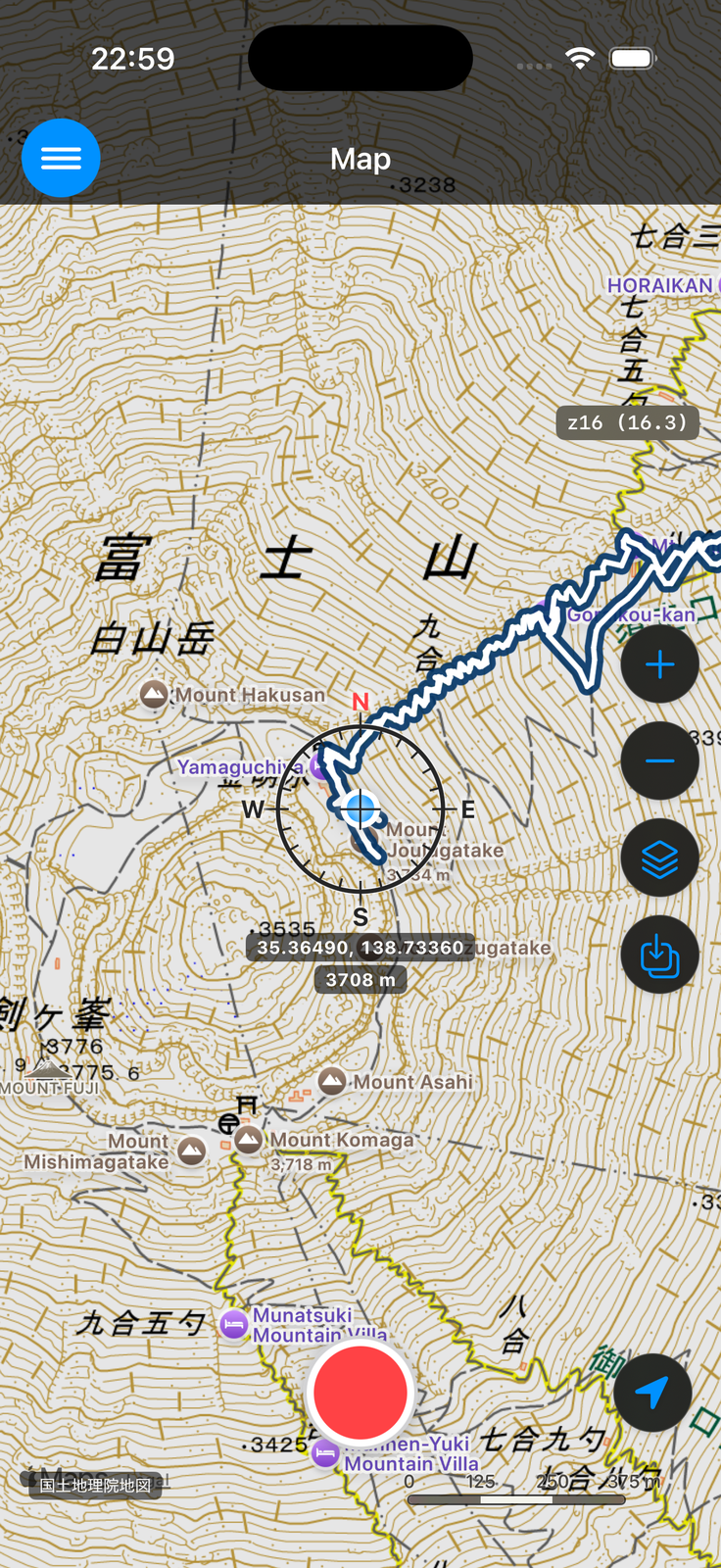 GSI Standard Map display