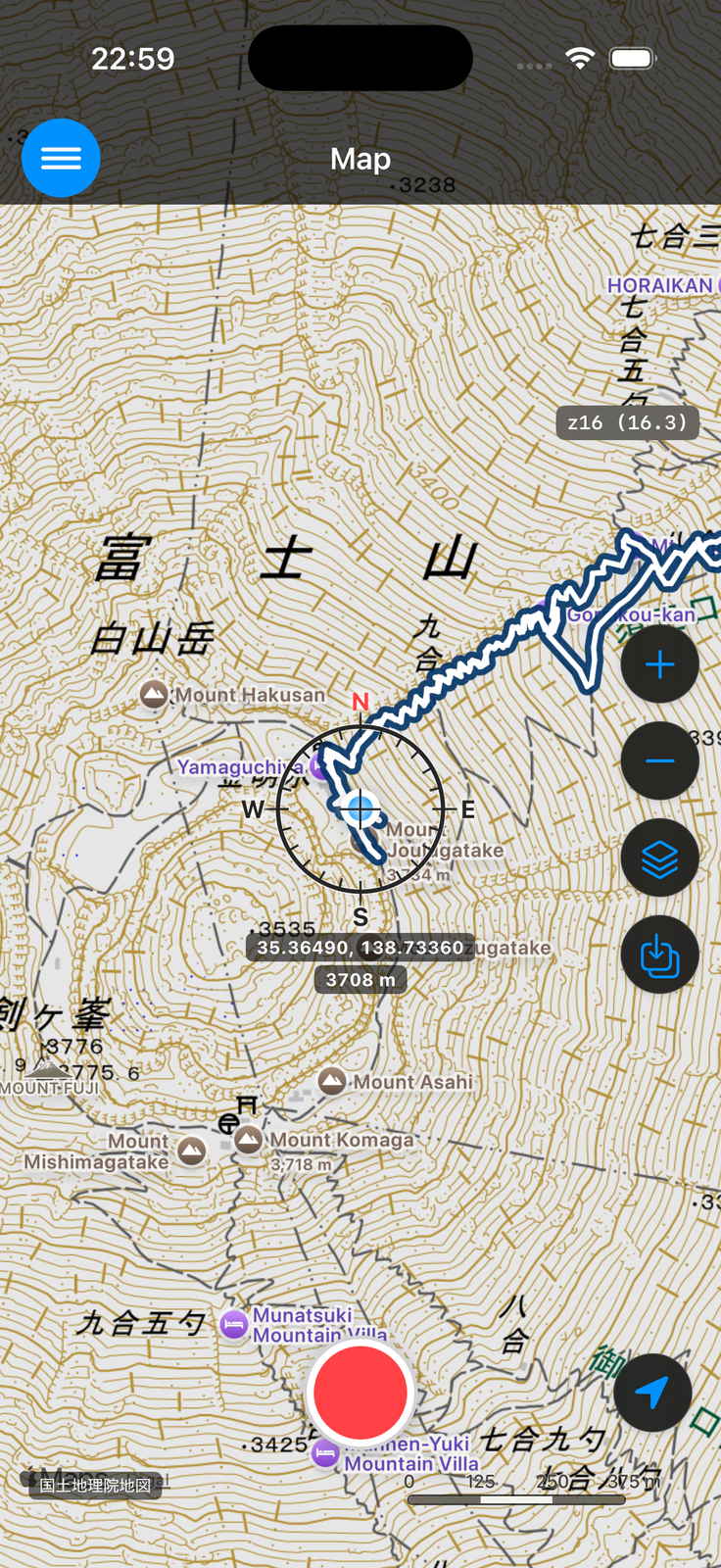 GSI Pale Map display
